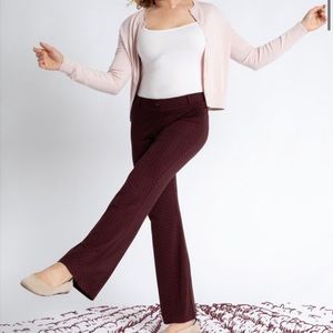 Betabrand Dress Pants Yoga Pants - Maroon
